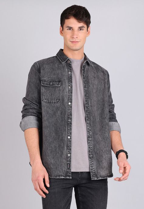 Camisa Oversize ML Hombre Soviet SCMH677NE-0