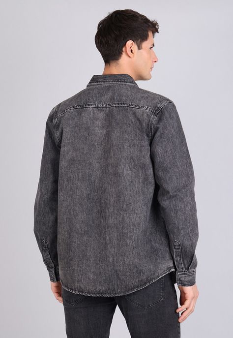 Camisa Oversize ML Hombre Soviet SCMH677NE-1