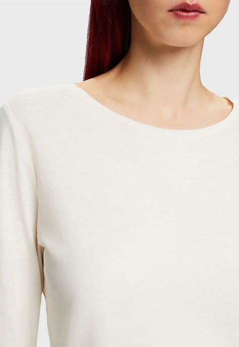 Polera Con Cuello Redondo Mujer Esprit-2