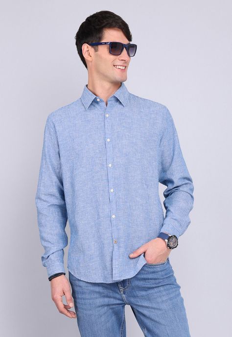 Camisa Rayas Manga Larga Guy Laroche GLBVF17DE-0