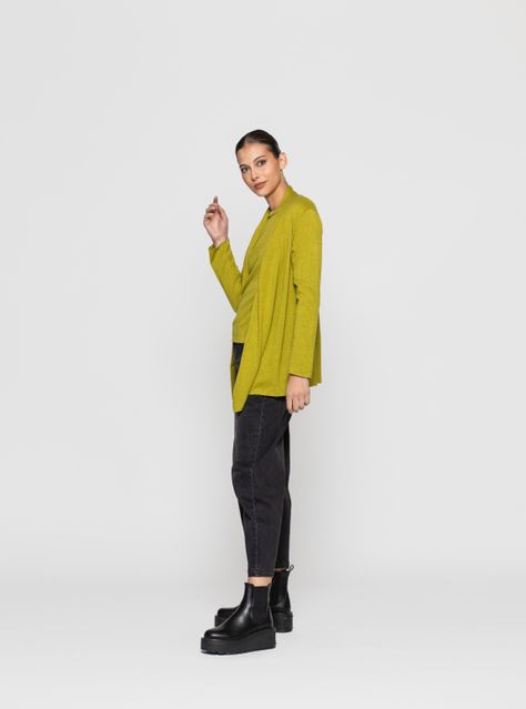 Tapado Mujer Kaelis Verde  Lineatre-1