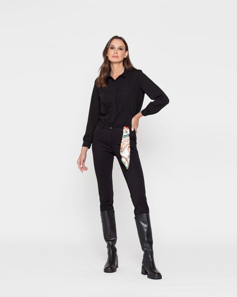 PANTALON MARGARITA NEGRO Ludovica-0