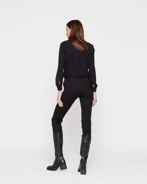 PANTALON MARGARITA NEGRO Ludovica-2