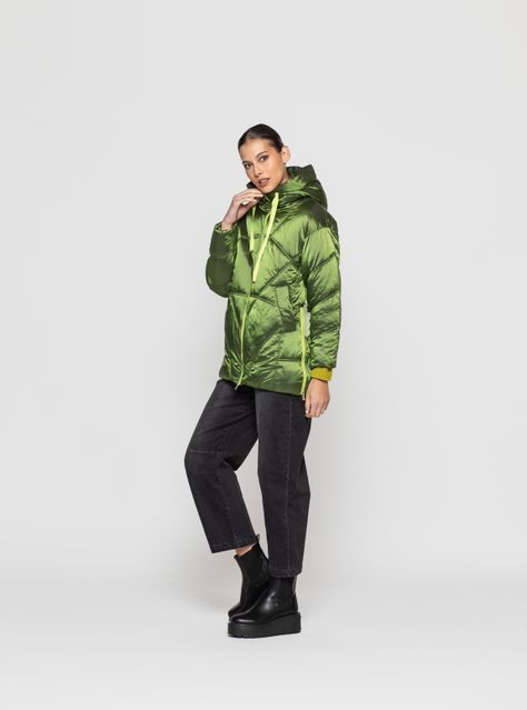 Parka Mujer Telia Verde Lineatre-1