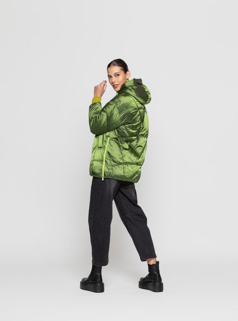 Parka Mujer Telia Verde Lineatre-2