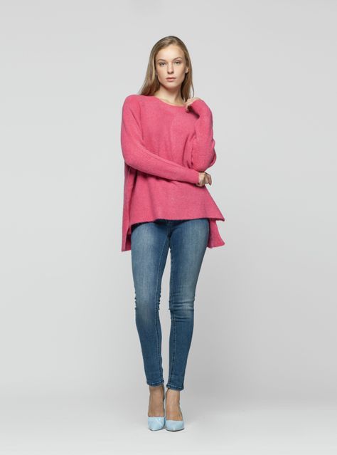 Sweater Mujer Ronja Rosa Lineatre-1