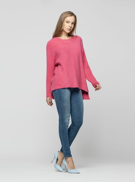 Sweater Mujer Ronja Rosa Lineatre-2