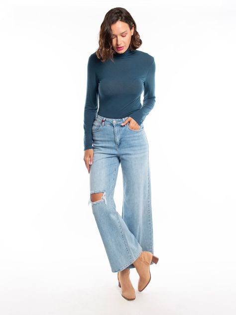 Polera  Azul Lineatré-3