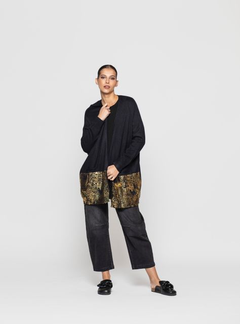 Sweater Mujer Ophira Negro Lineatre-0