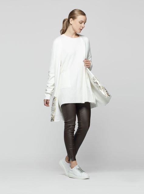 Sweater Mujer Ophira Blanco Lineatre-2