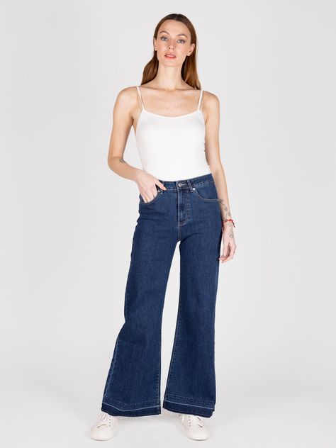Pantalon Jeans Azul Ludovica-0