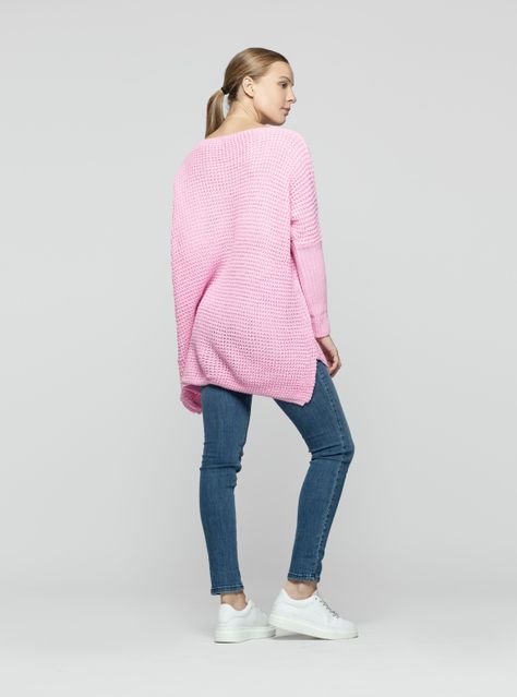 Sweater Mujer Malina Rosado Lineatre-5