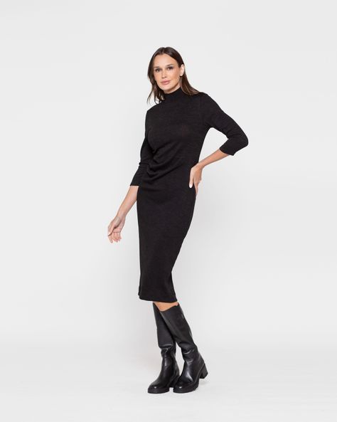 VESTIDO AMAPOLA NEGRO Ludovica-1