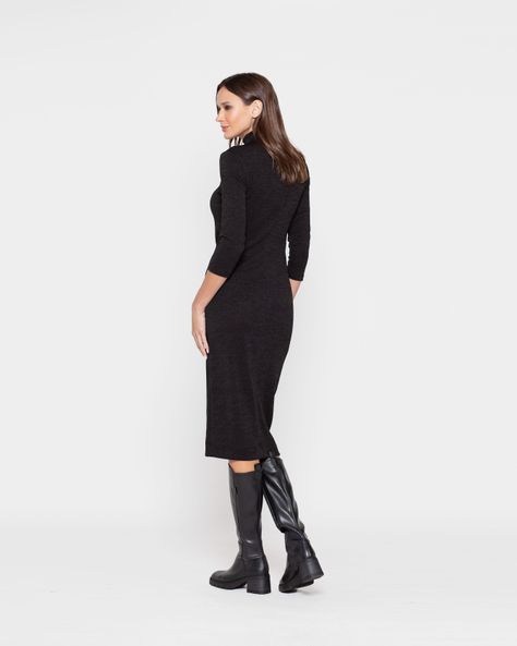 VESTIDO AMAPOLA NEGRO Ludovica-2
