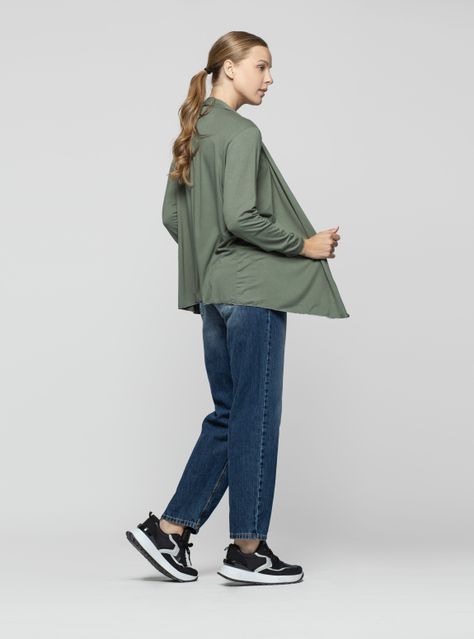 Tapado Mujer Nayren Verde  Lineatre-1