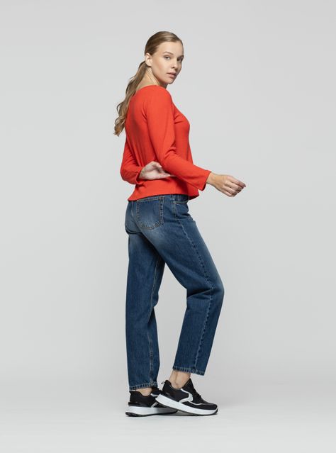 Polera Mujer Nilia Coral Lineatre-1