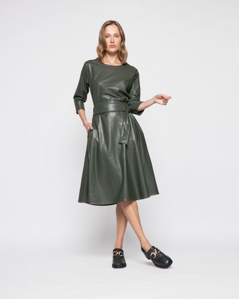 VESTIDO FRESIA VERDE Ludovica-0