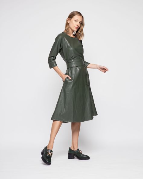 VESTIDO FRESIA VERDE Ludovica-1