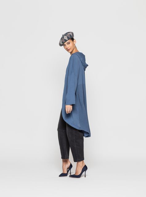 Boina Mujer Yara Azul Lineatre-0