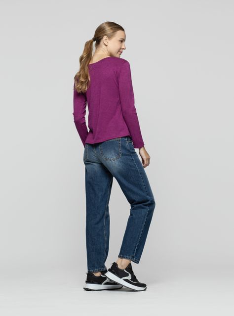 Polera Mujer Nilia Fucsia Lineatre-2