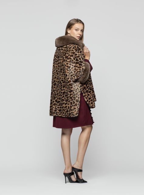 Poncho Mujer Serena Café Lineatre-1