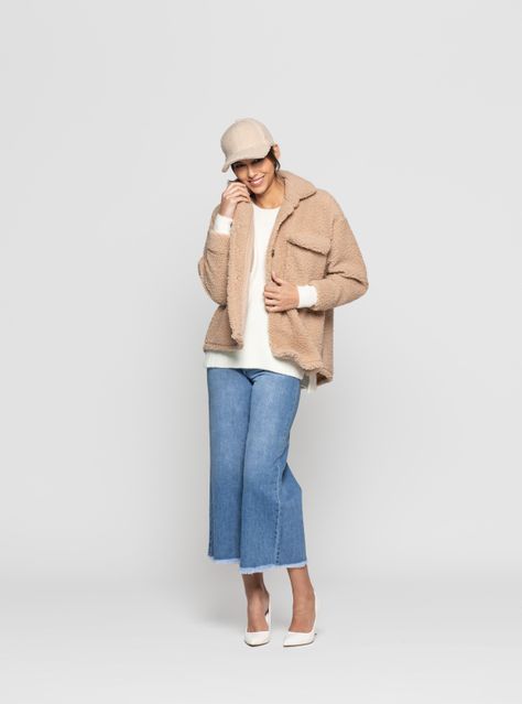 Gorro Mujer Alyssa Beige Lineatre-3
