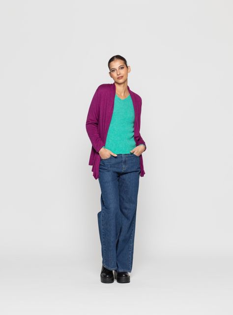 Tapado Mujer Kaelis Morado Oscuro Lineatre-1