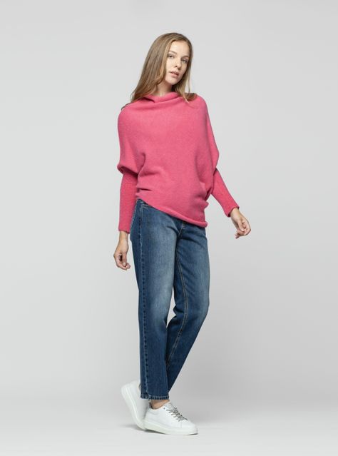 Sweater Mujer Maelys Rosado Lineatre-0