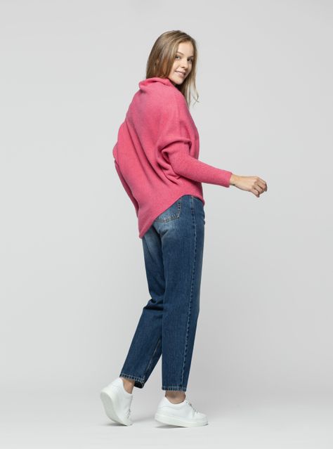 Sweater Mujer Maelys Rosado Lineatre-2