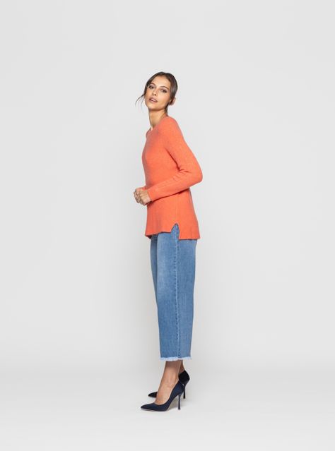 Sweater Mujer Geral Coral Lineatre-0