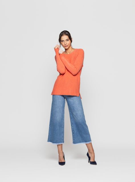 Sweater Mujer Geral Coral Lineatre-2