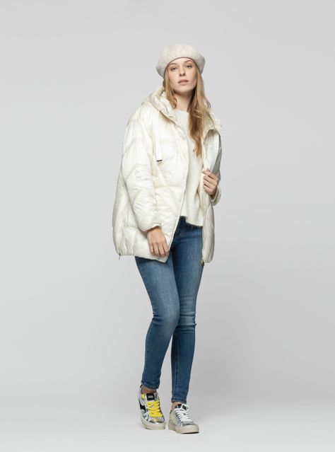 Parka Mujer Telia Blanco Lineatre-2