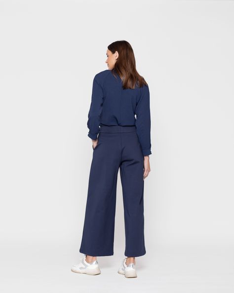 Pantalon Mujer Lobelia Azul Ludovica-2