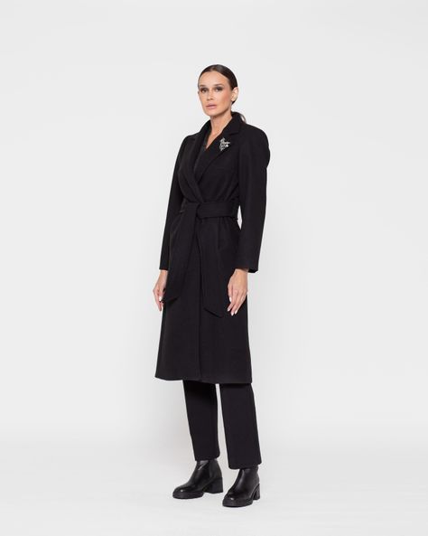 ABRIGO AMAPOLA NEGRO Ludovica-1