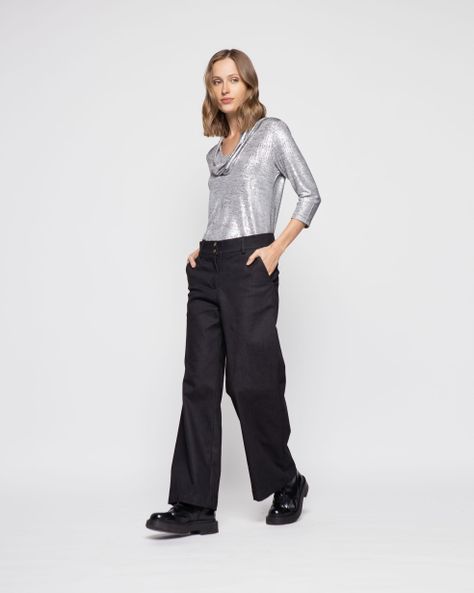 POLERA CRISANTEMO SILVER Ludovica-0