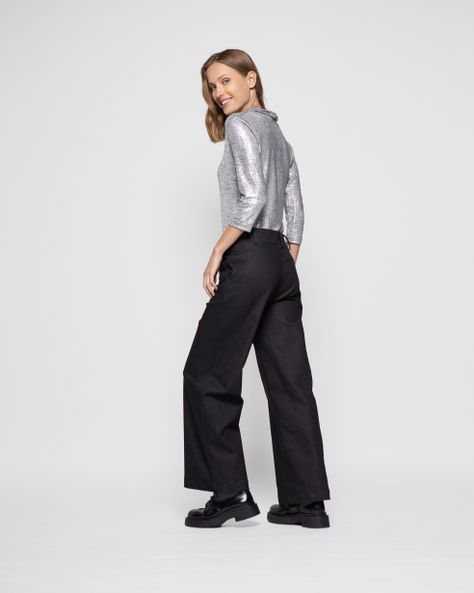 POLERA CRISANTEMO SILVER Ludovica-2