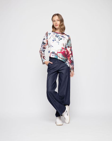 BLUSA ACACIA AZUL Ludovica-0