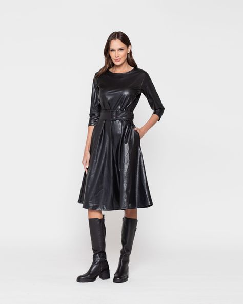VESTIDO FRESIA NEGRO Ludovica-0