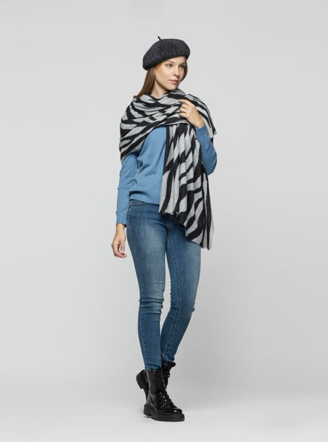 Boina Mujer Raiza Negro Lineatre-2