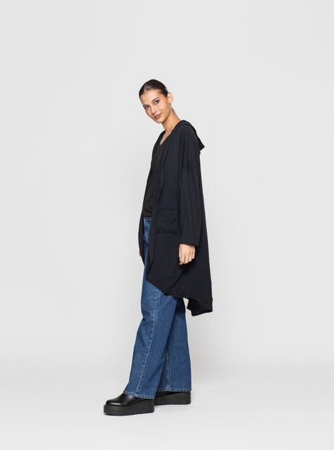 Chaqueta Mujer Iria Negro Lineatre-0
