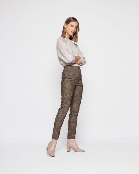 Pantalon Mujer Gazania Cafe Ludovica-1