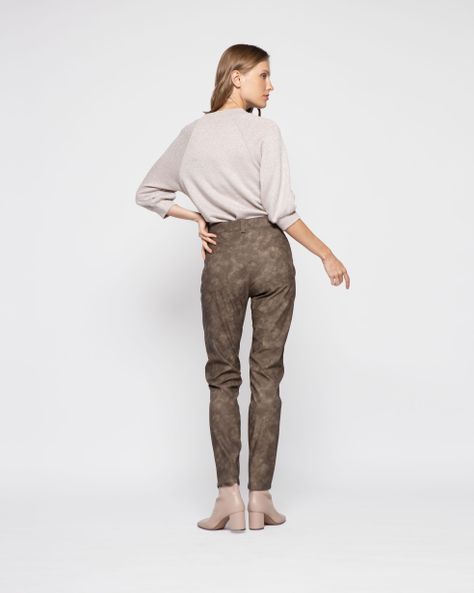 Pantalon Mujer Gazania Cafe Ludovica-2