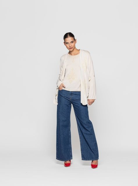 Tapado Mujer Livia Beige  Lineatre-1