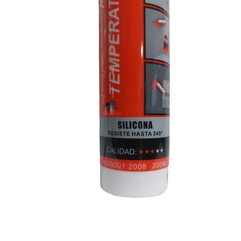Silicona Roja Alta Temperatura 345º Color Rojo 300ml Sellant-2