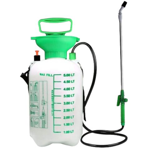 Pulverizador, Rociador, Fumigador, Regadera. 5 Lts-0