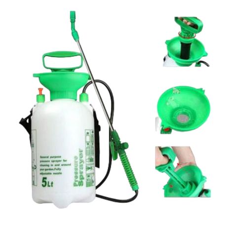 Pulverizador, Rociador, Fumigador, Regadera. 5 Lts-1