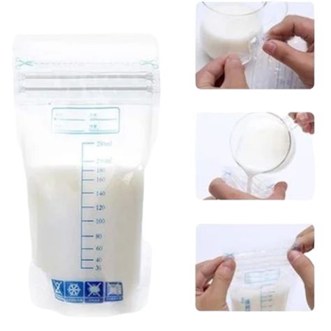 Pack De 30 Bolsas Para El Almacenamiento De Leche Materna-0