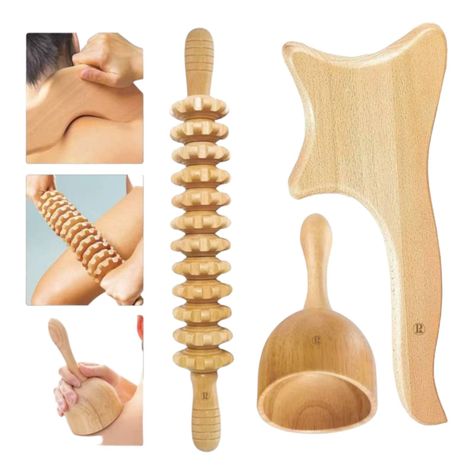 Kit De Maderoterapia Masaje Corporal de 6 Piezas-3