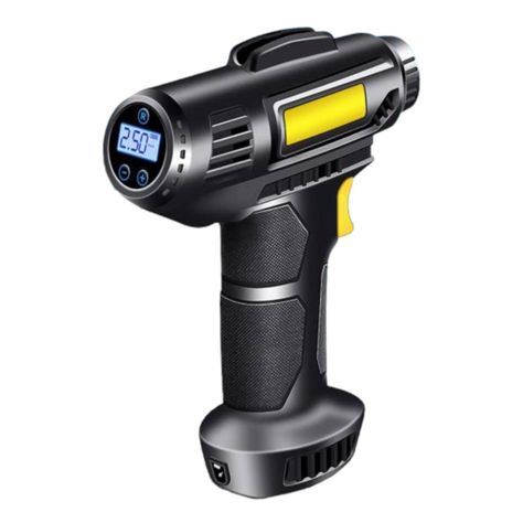 Compresor Inflador de Neumáticos Digital Con Luz Led-2