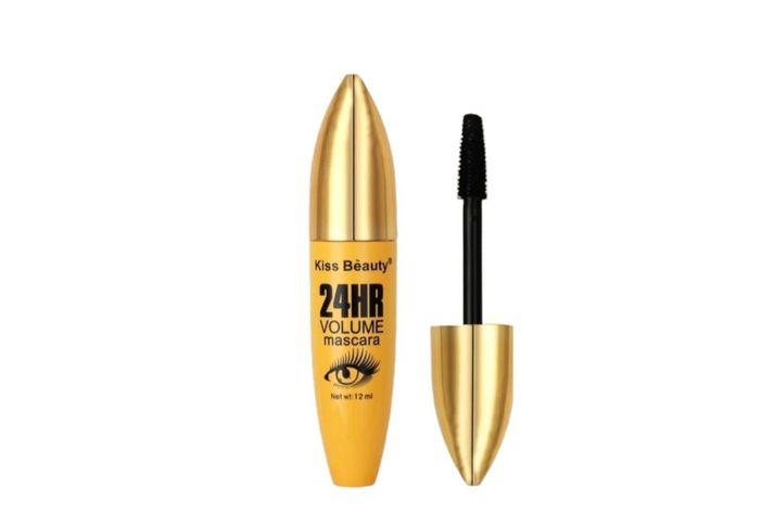 Kiss Beauty: Máscara De Pestañas Súper Volumen + Lapiz Negro-0